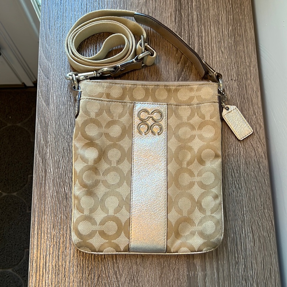 Coach cross body purse